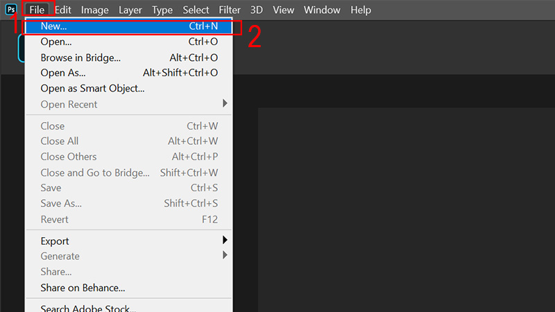 Giữ tổ hợp Ctrl + N để tạo trang mới